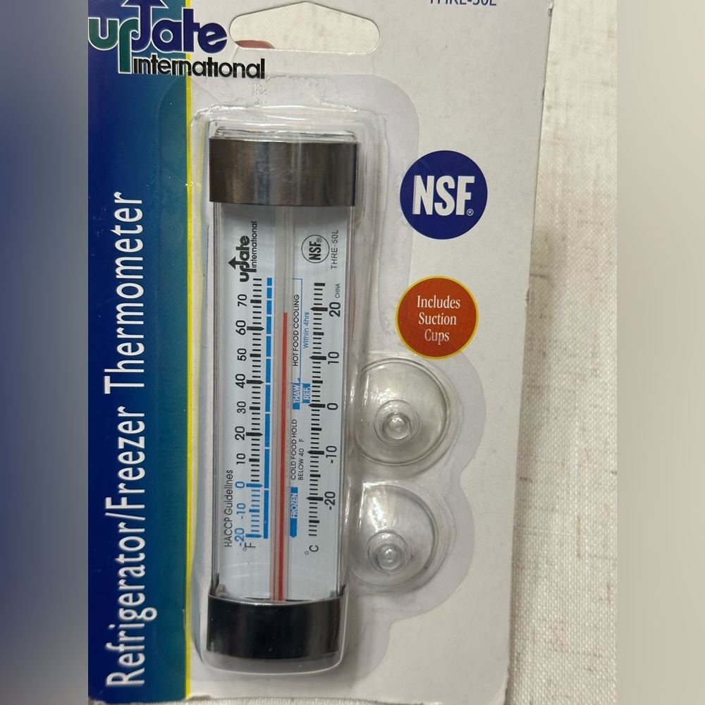 Refrigerator/Freezer Thermometer - Silver - Picture 4 of 8